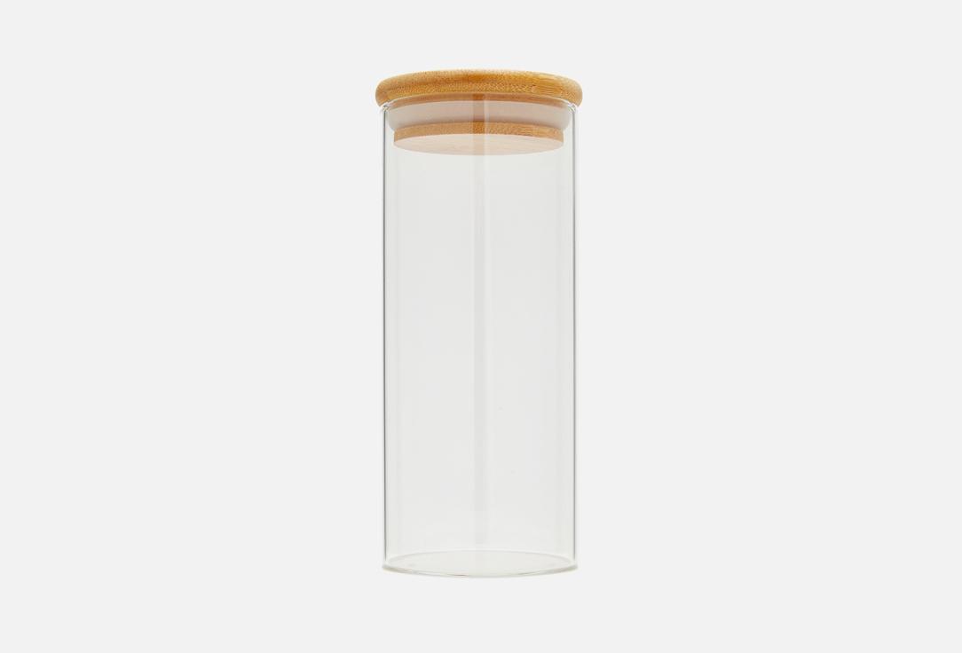 Jar with bamboo lid. 450 мл