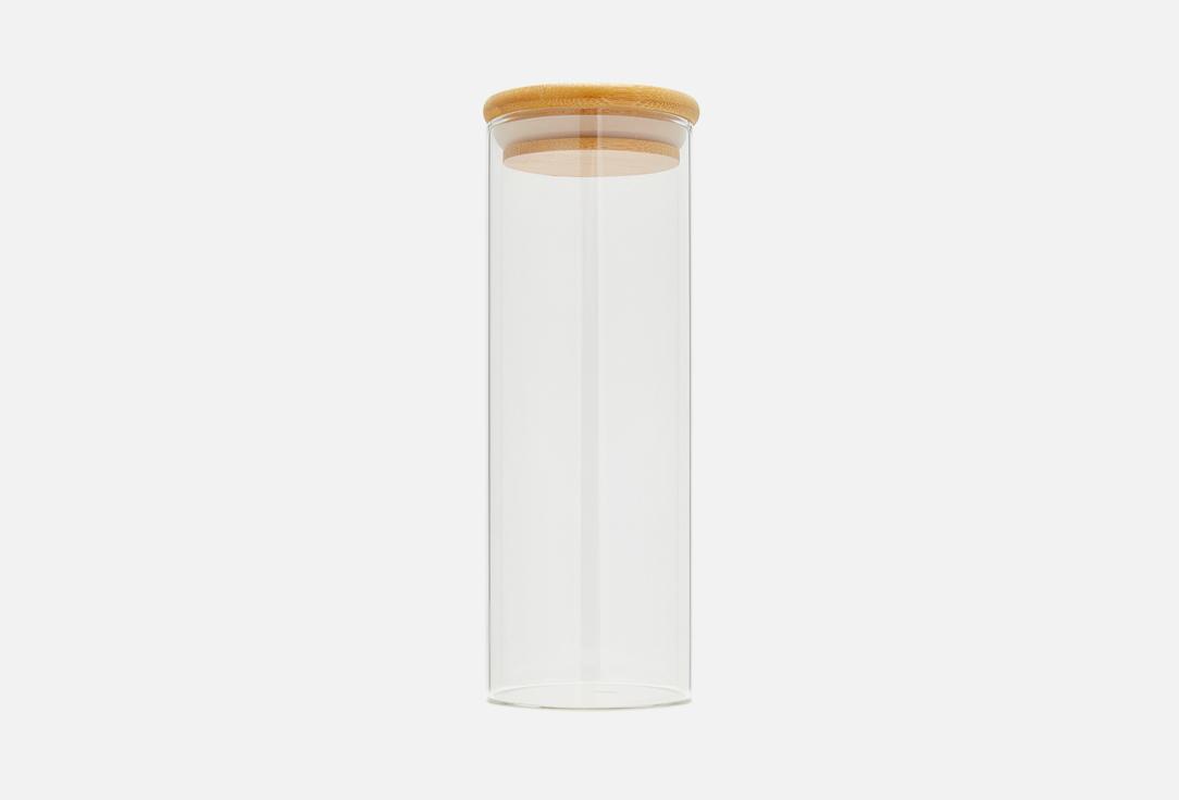 Jar with bamboo lid. 550 мл