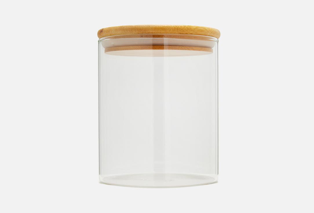 Jar with bamboo lid. 750 мл