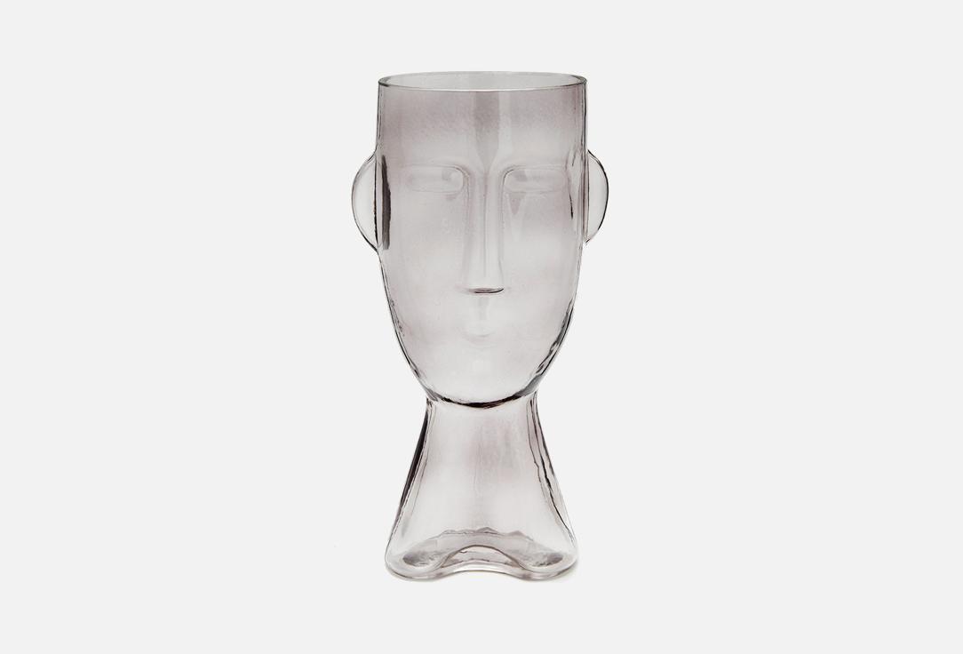 Glass vase Face. 1 шт