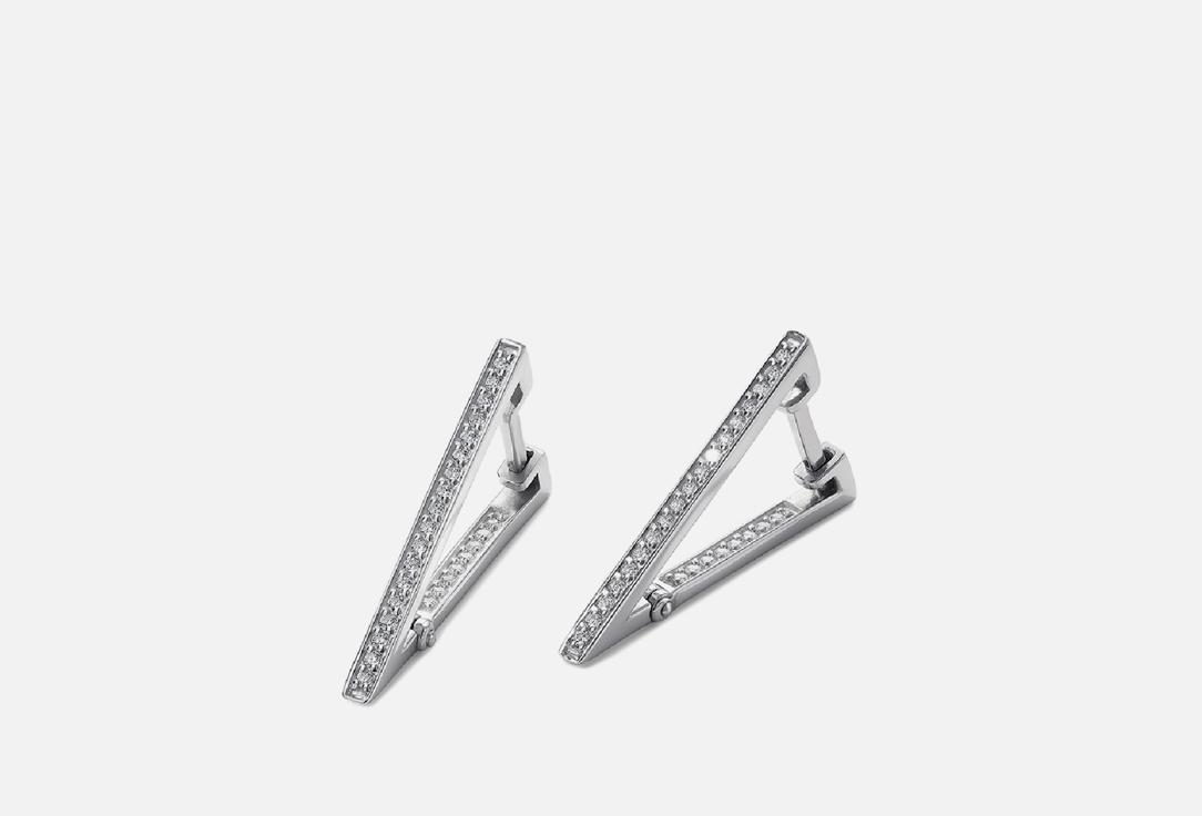 Earrings Triangles-Geometry. 2 шт