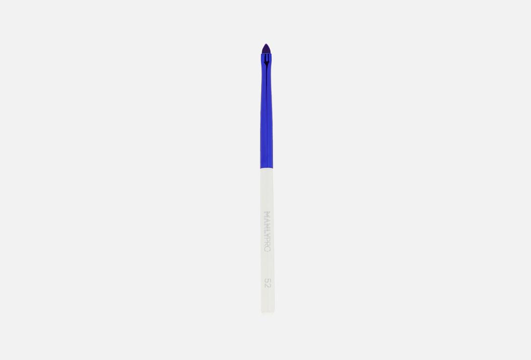 Flat Pointed Brush for Eyeliner, Pencil, Lipstick. 1 шт