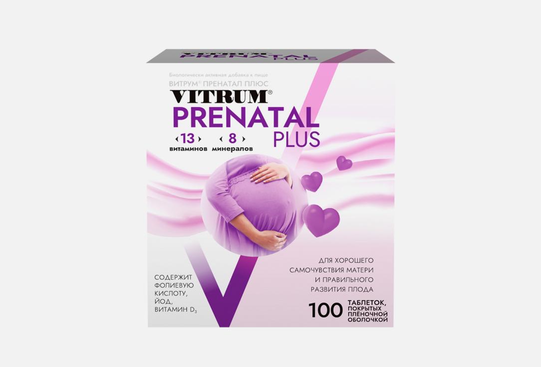 Prenatal plus витамин e, кальций, железо в таблетках. 100 шт