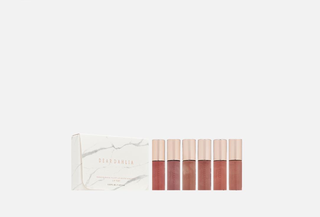 PARADISE DREAM VELVET LIP MOUSSE MINI 6 SET. Цвет: TEDDY BARE COLLECTION