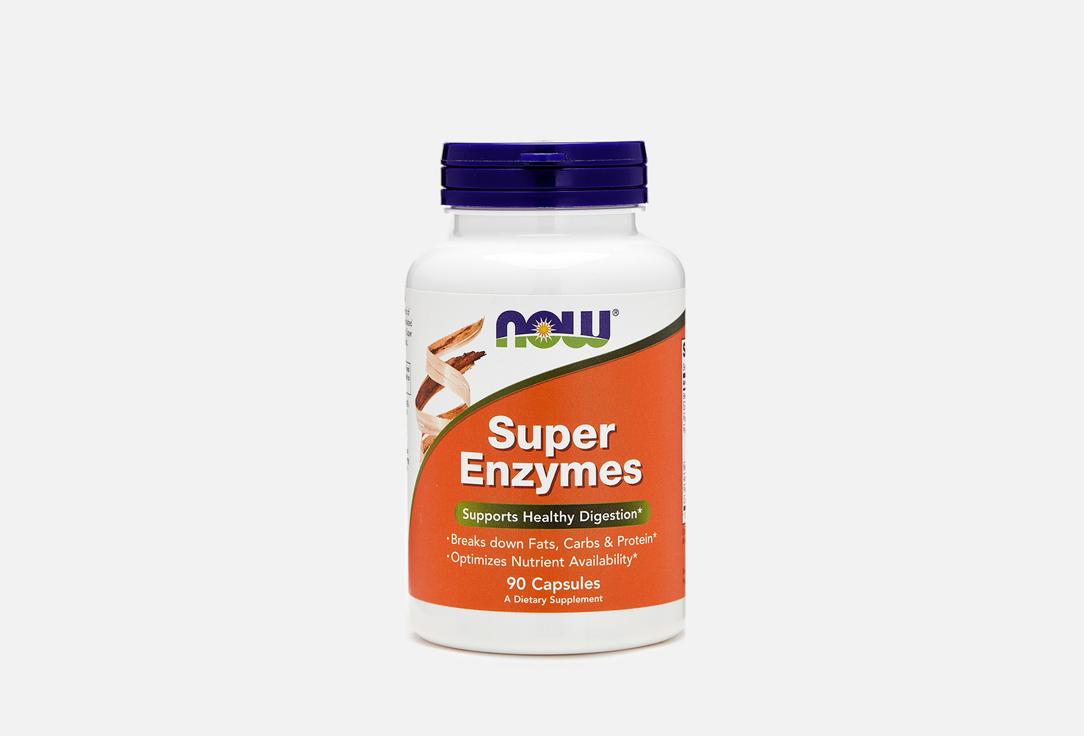 Super Enzymes Бетаин, Панкреатин, Бромелаин, Пепсин в капсулах. 90 шт