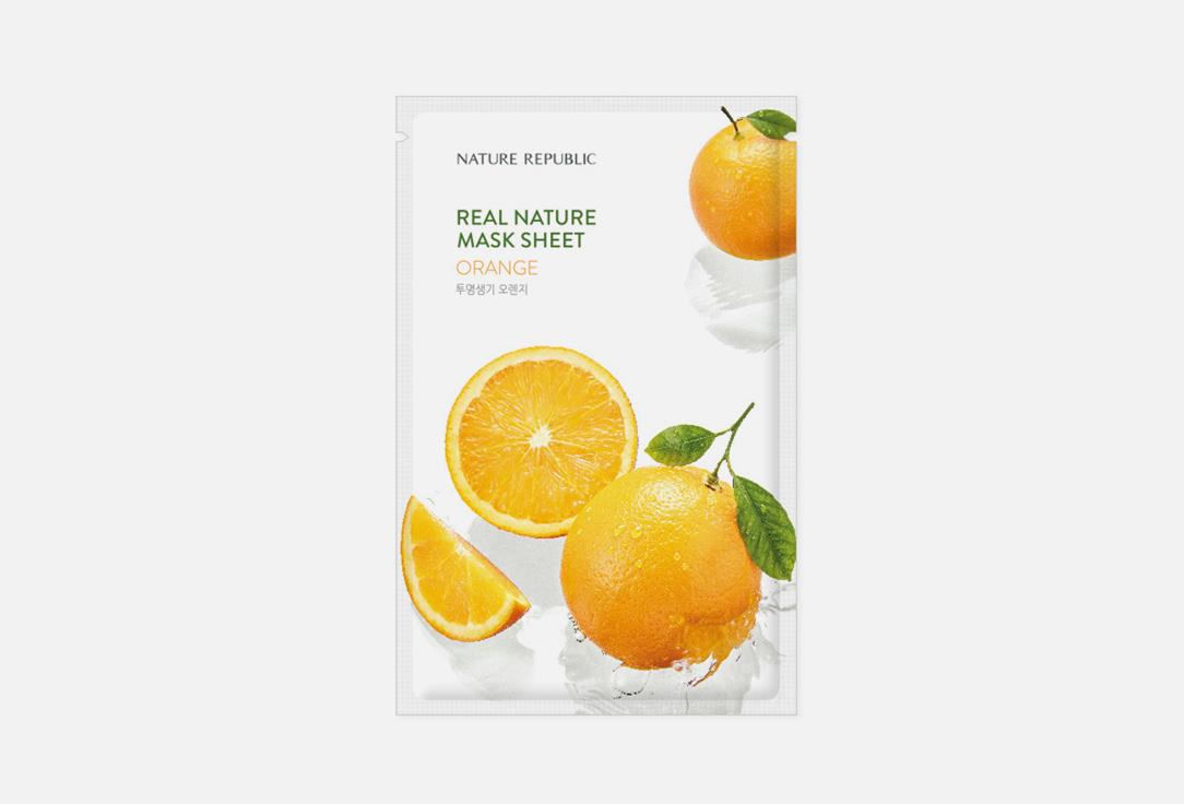 Real Nature Mask Sheet Orange. 23 мл