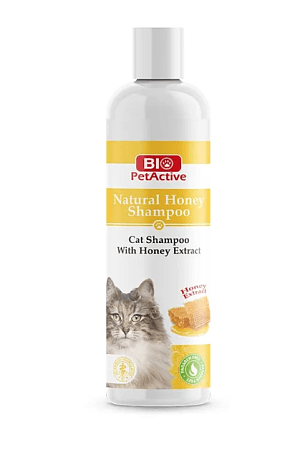 BioPetActive Natural Honey Shampoo с экстрактом мёда для кошек