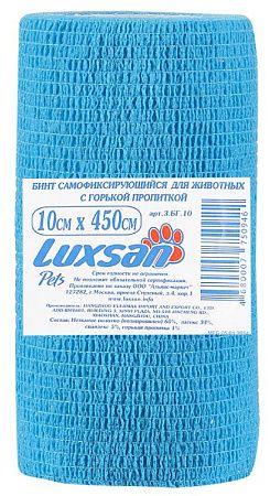 Luxsan бинт самофиксирующийся 10*450 см, голубой