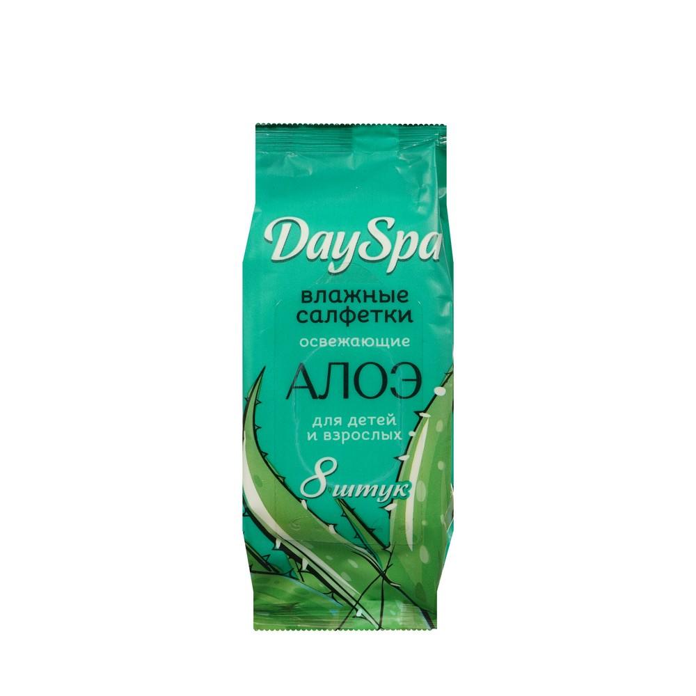 Влажные салфетки освежающие Day Spa Алоэ 8шт