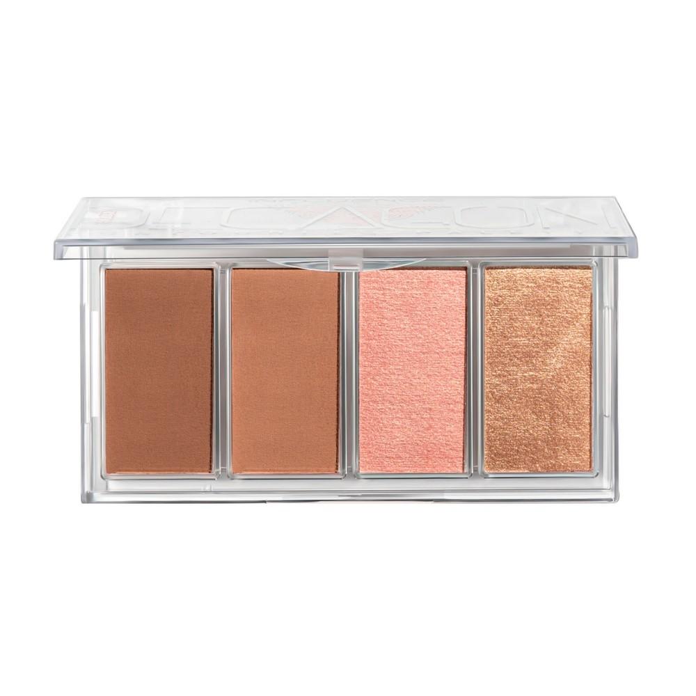 Палетка для контурирования лица Influence Beauty Golden Decagon , 10г