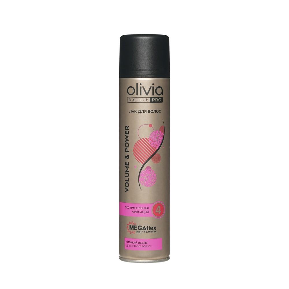 Лак для волос Olivia expert PRO Volume & Power экстрасильная фиксация 4 300мл