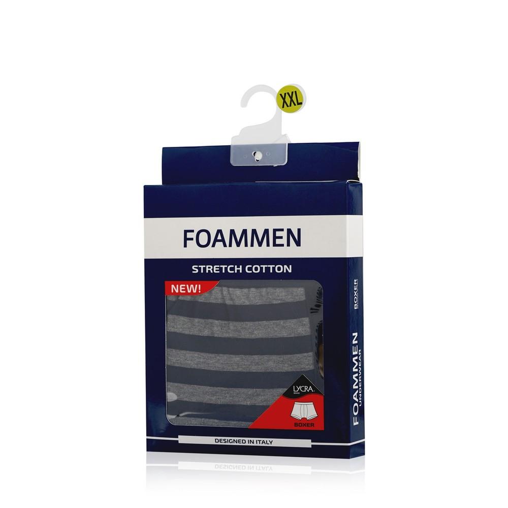 Foammen | Мужские трусы - боксеры Foammen Fo80501-1 серые XXL