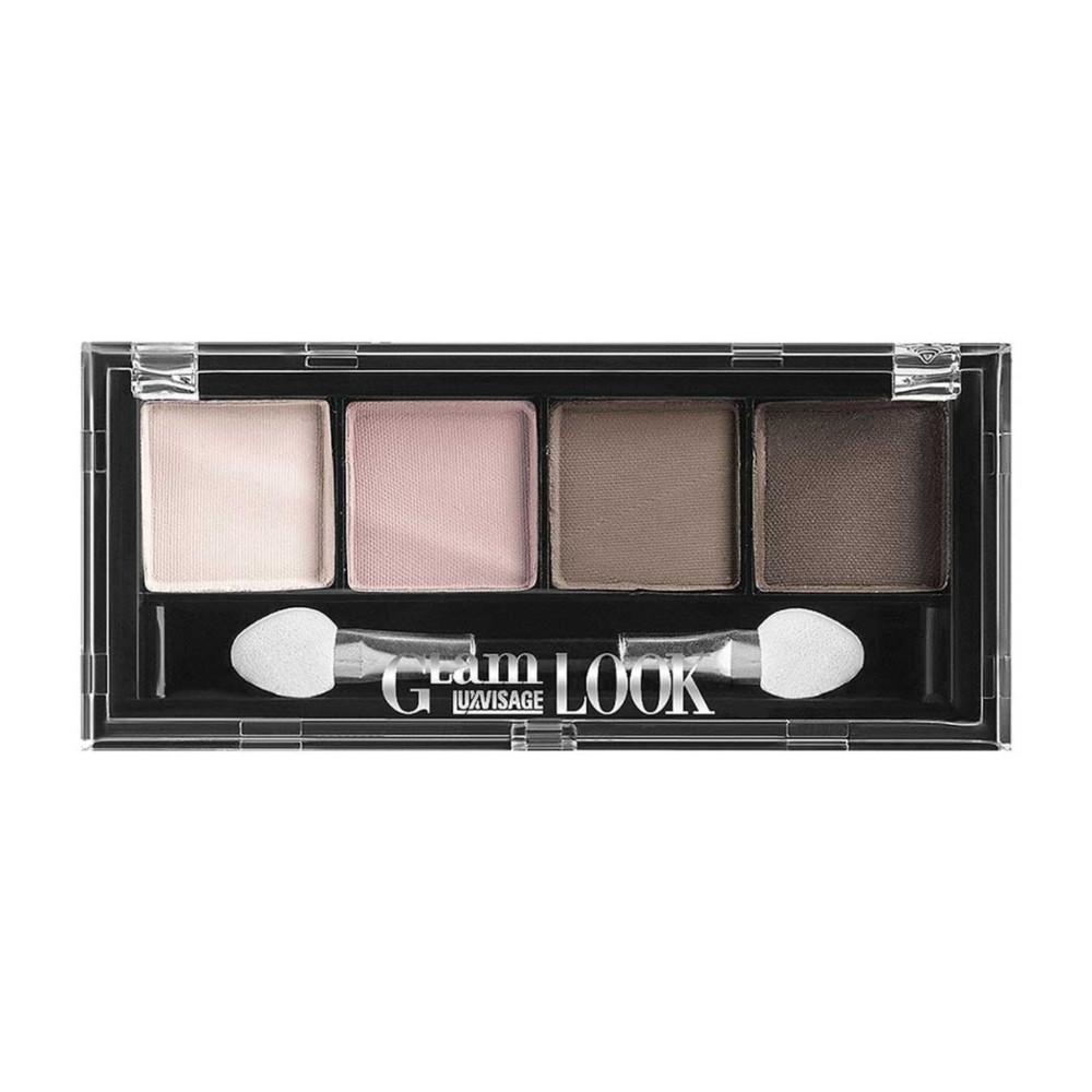 Тени для век Luxvisage Glam Look 4х-цветные 1 4г