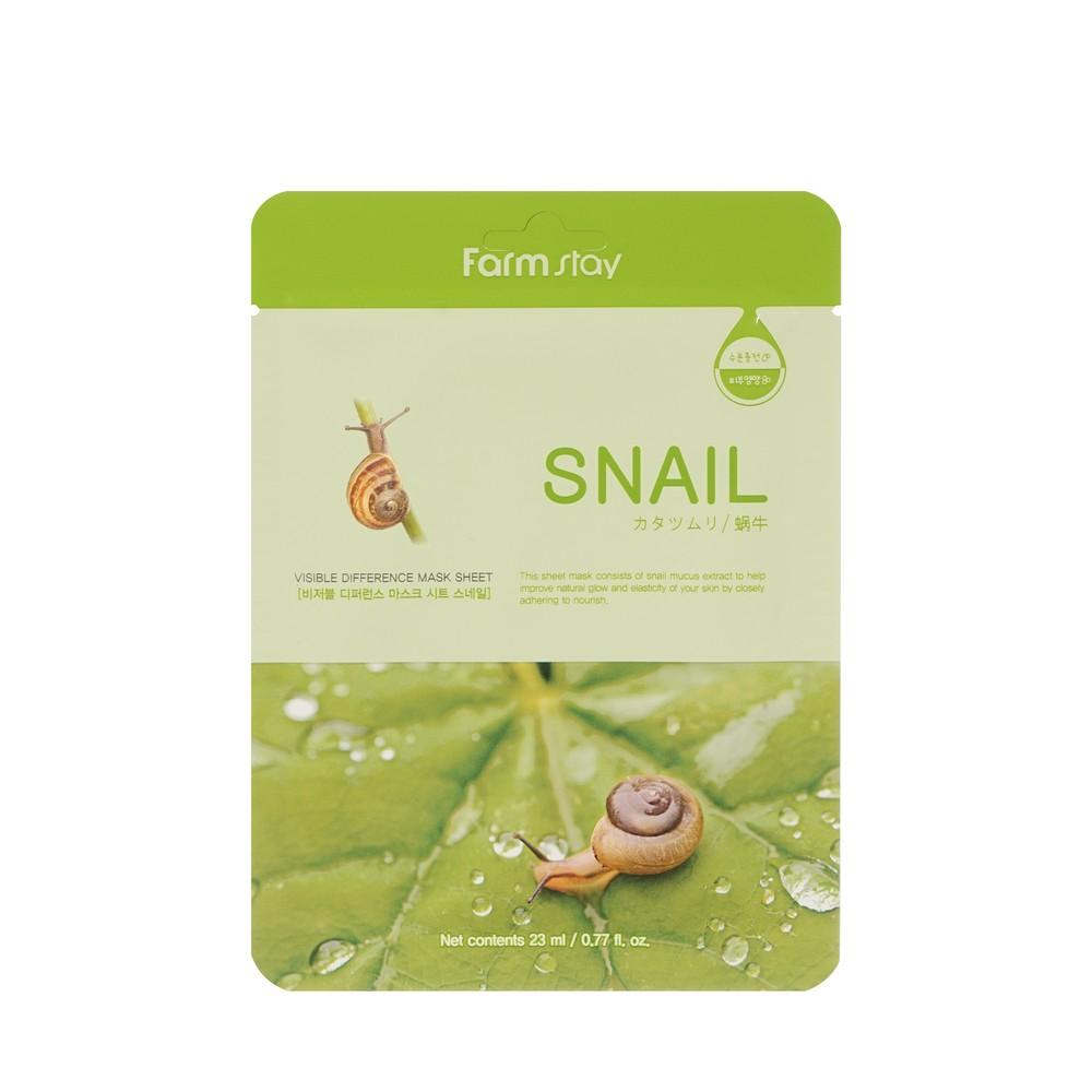 FarmStay | Тканевая маска для лица с муцином улитки FarmStay Snail 23мл