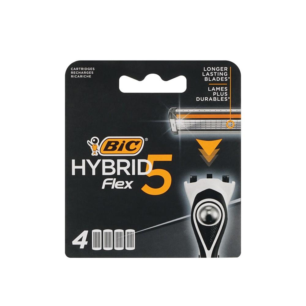 Сменные кассеты для бритья Bic Flex 5 Hybrid 4шт
