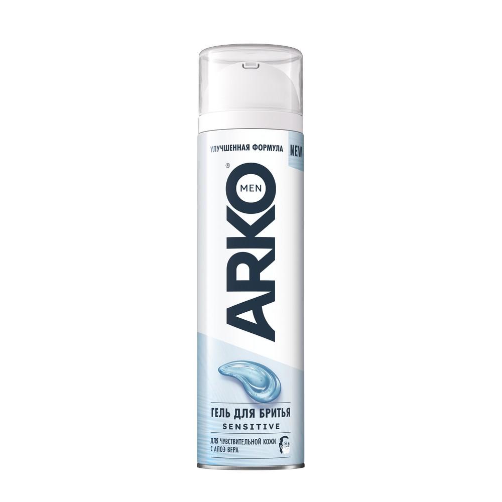 Гель для бритья Arko Men Sensitive для чувствительной кожи 200мл
