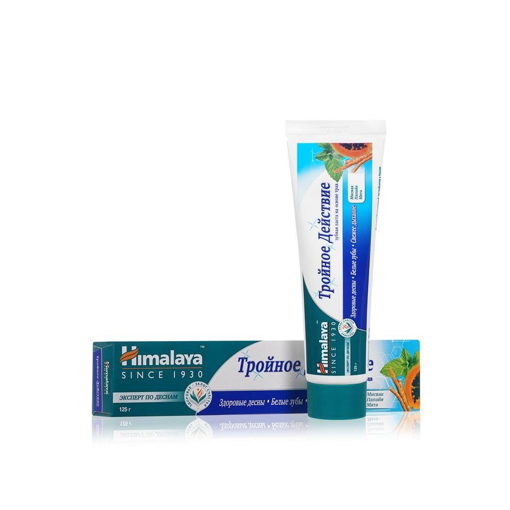 Зубная паста Himalaya Herbals " Тройное действие " 125г