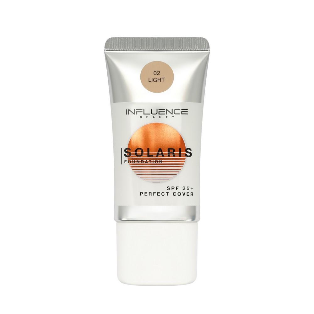 Тональный крем для лица Influence Beauty Solaris SPF 25 02 25мл