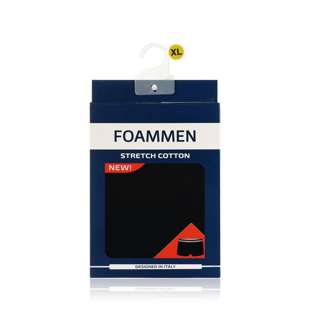 Foammen | Мужские трусы - боксеры Foammen Fo5085-1 , черные , XL