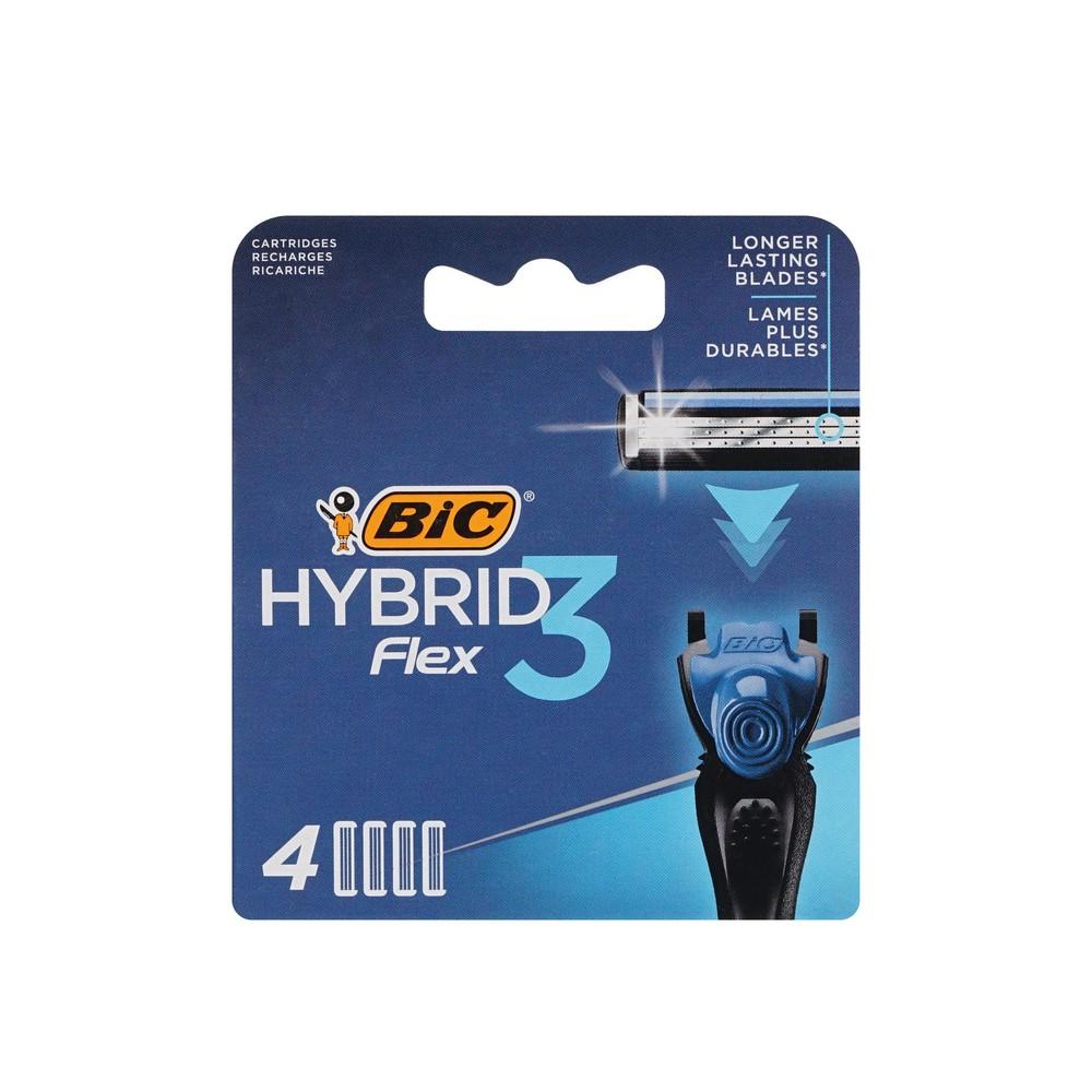 Сменные кассеты Bic Flex 3 Hybrid 4шт