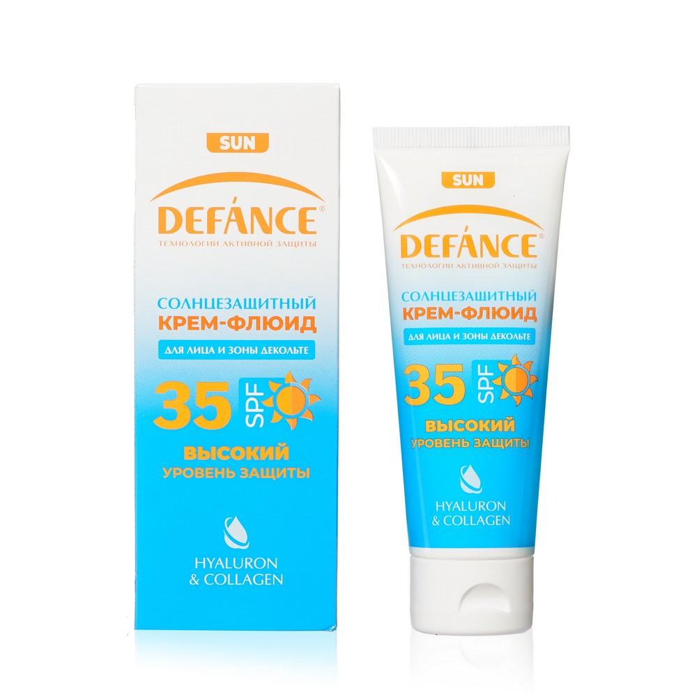 Солнцезащитный крем - флюид для лица и зоны декольте Defance Sun SPF 35 75мл