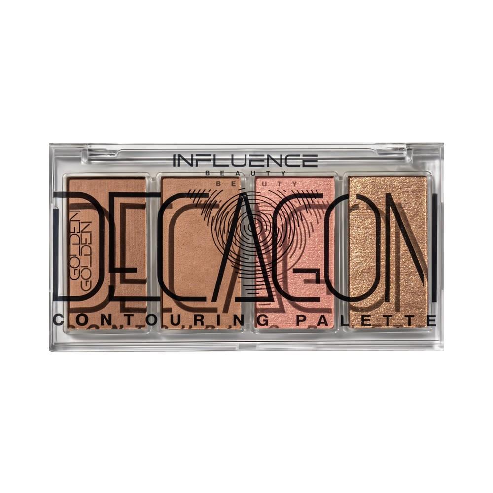 Палетка для контурирования лица Influence Beauty Golden Decagon , 10г