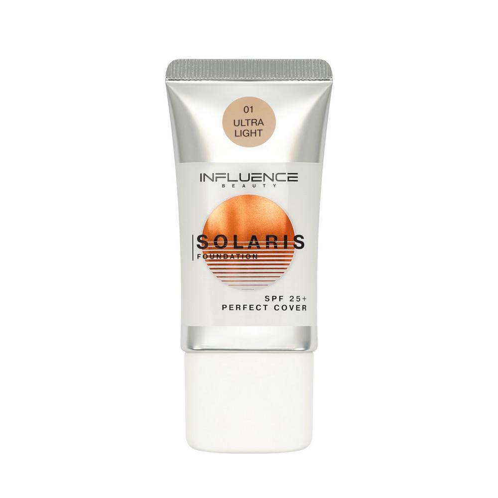 Тональный крем для лица Influence Beauty Solaris SPF 25 01 25мл