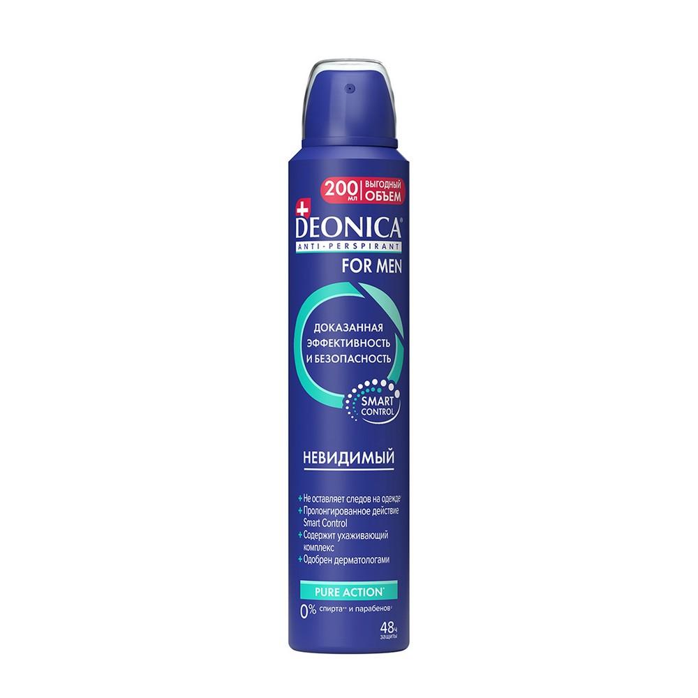 Мужской дезодорант - антиперспирант Deonica For Men Невидимый , 200мл