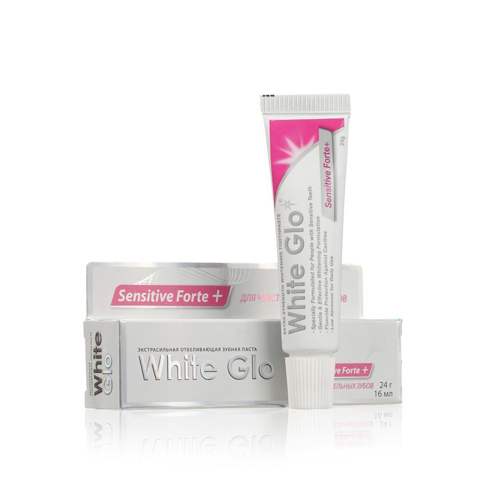 White Glo | Зубная паста White Glo отбеливающая " Sensitive Forte+ " для чувствительных зубов 24г