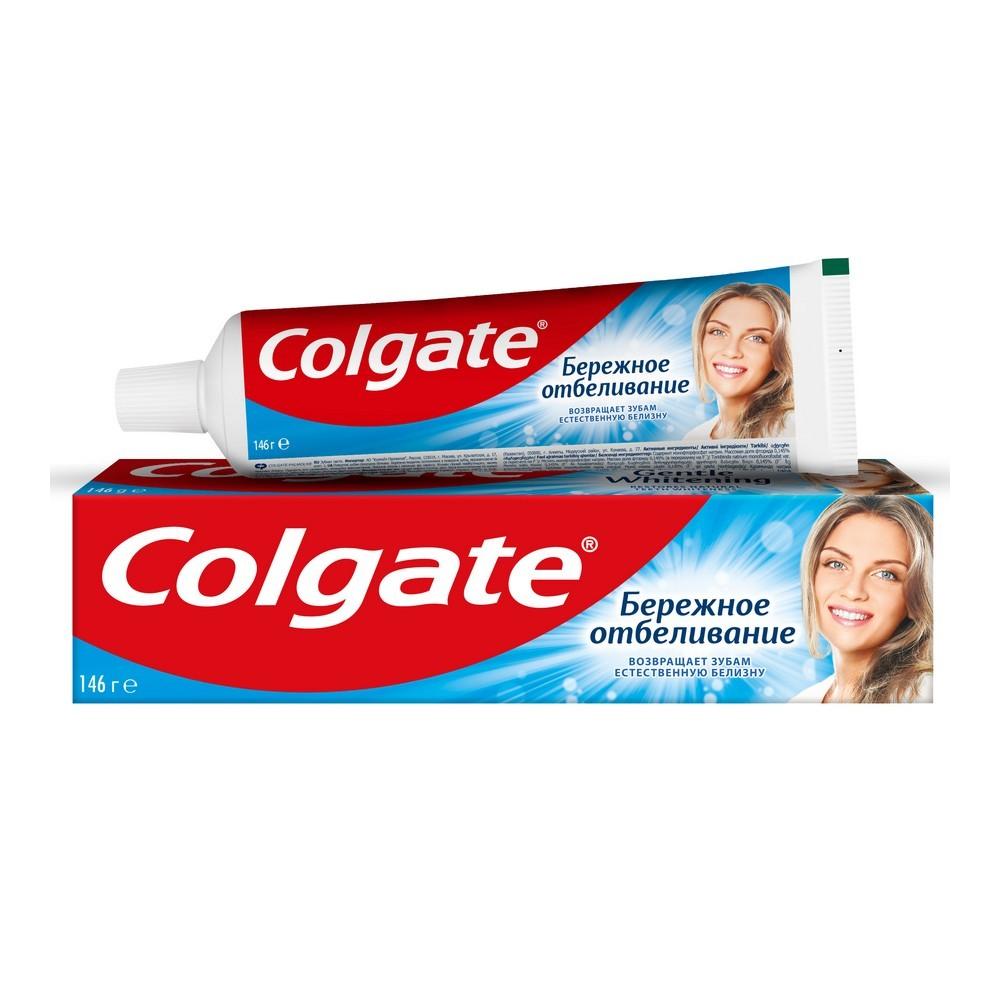 Зубная паста Colgate " Бережное Отбеливание " с фтором и кальцием 100мл