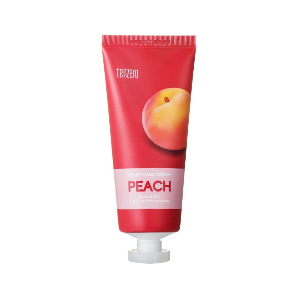 Крем для рук с экстрактом персика Tenzero Relief Hand Cream Peach 100г