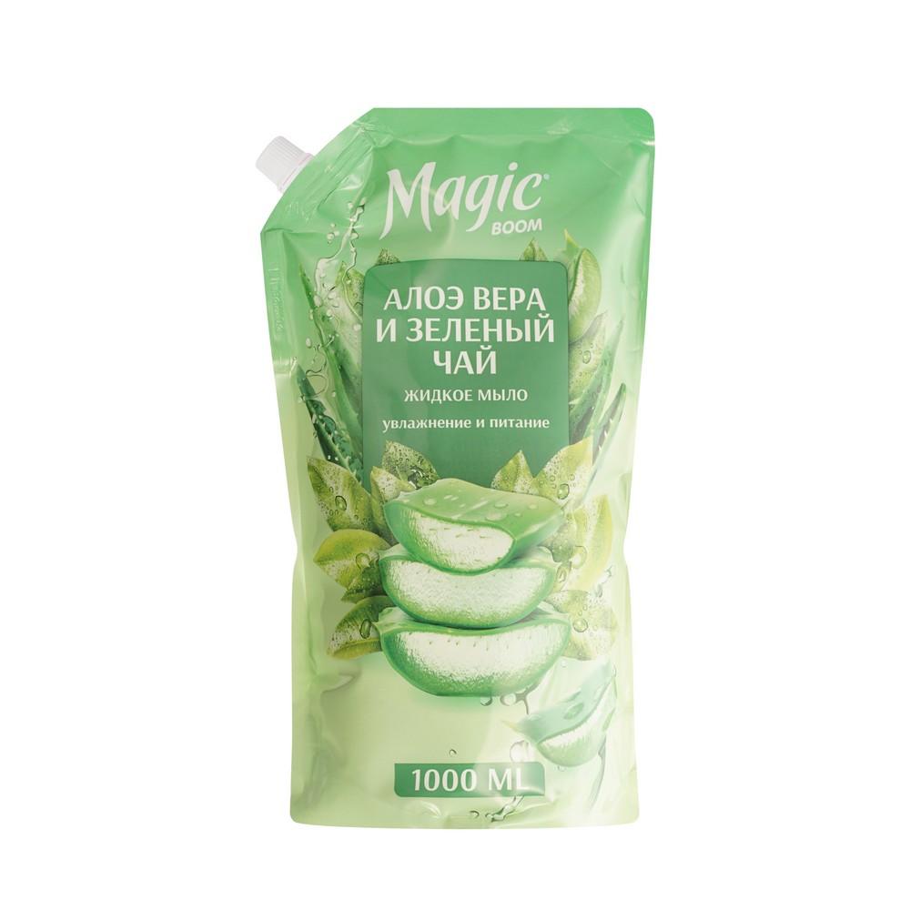 Жидкое мыло Magic Boom Алоэ вера и зелёный чай 1000мл
