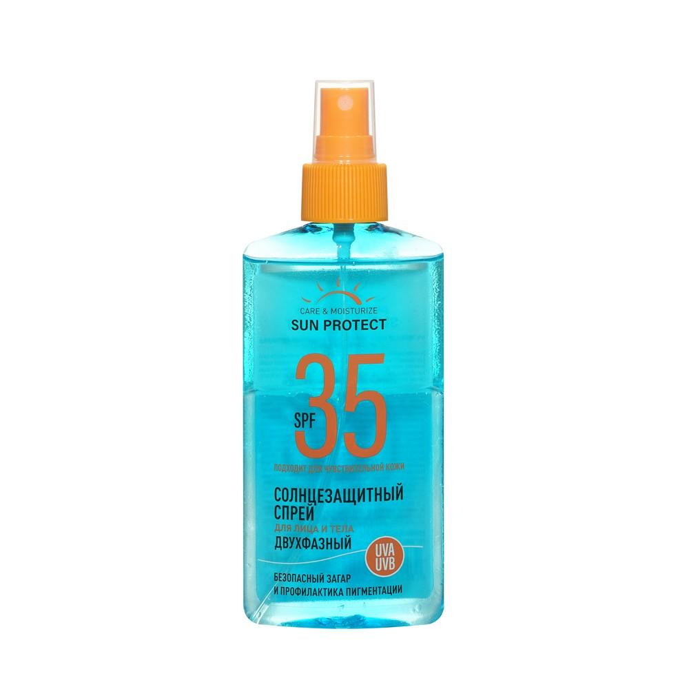Sun Protect by Sensicare | Двухфазный солнцезащитный спрей для лица и тела Sun Protect by Sensicare SPF 35 150мл