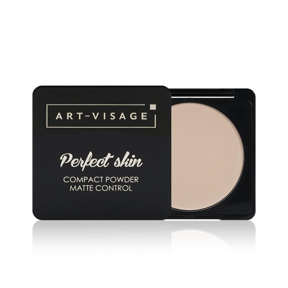 Пудра для лица Art-Visage Perfect Skin для жирной и комбинированной кожи 214 Кремовый 7г