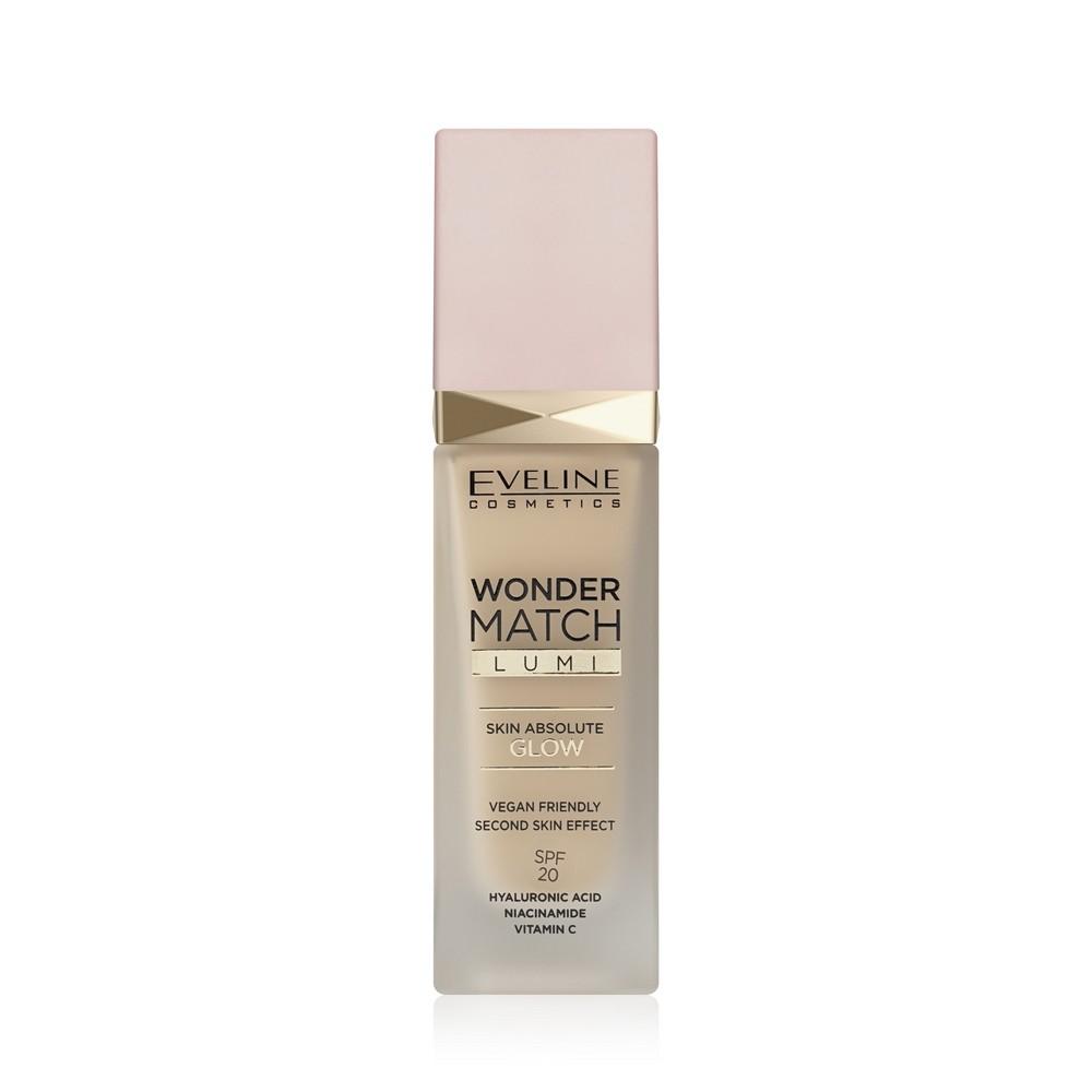 Eveline | Тональный крем для лица с эффектом сияния Eveline Wonder Match Lumi SPF 20 15 30мл