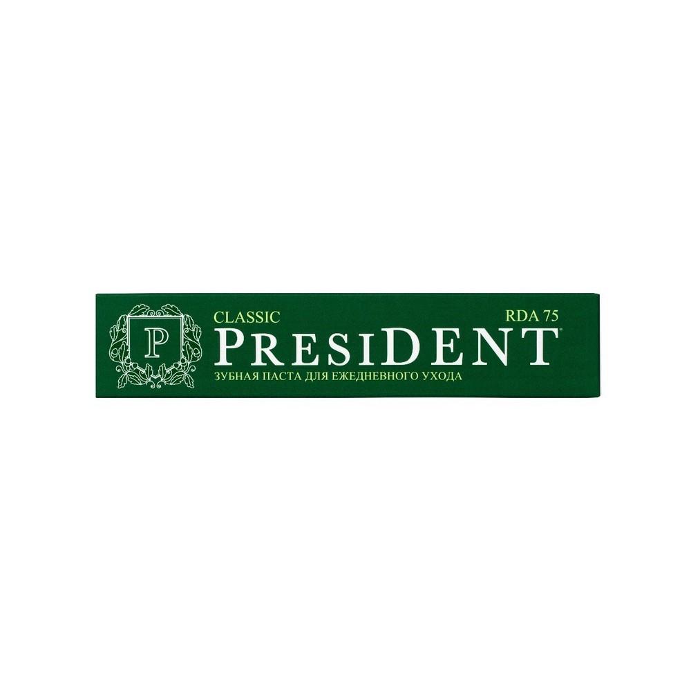 Зубная паста для ежедневного ухода PresiDENT Classic RDA 75 75г