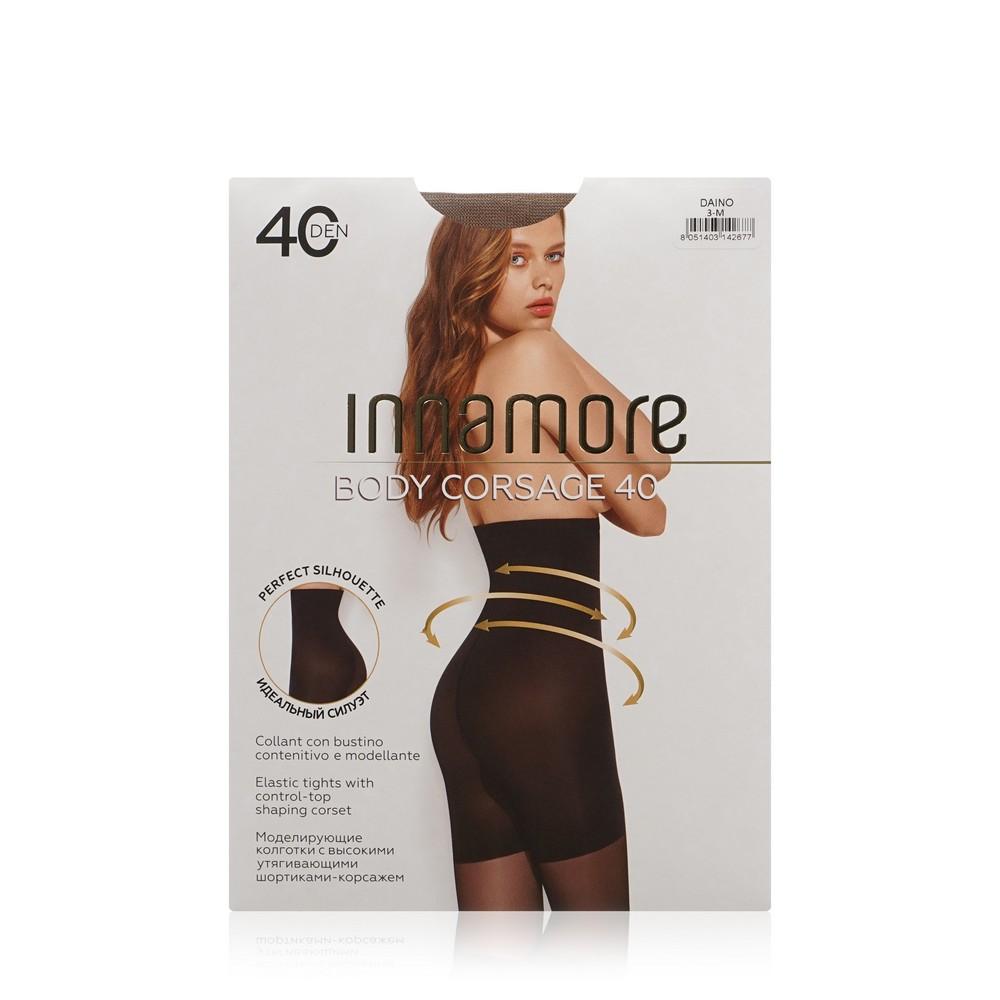 Innamore | Женские колготки Innamore Body Corsage 40den Daino 3 размер