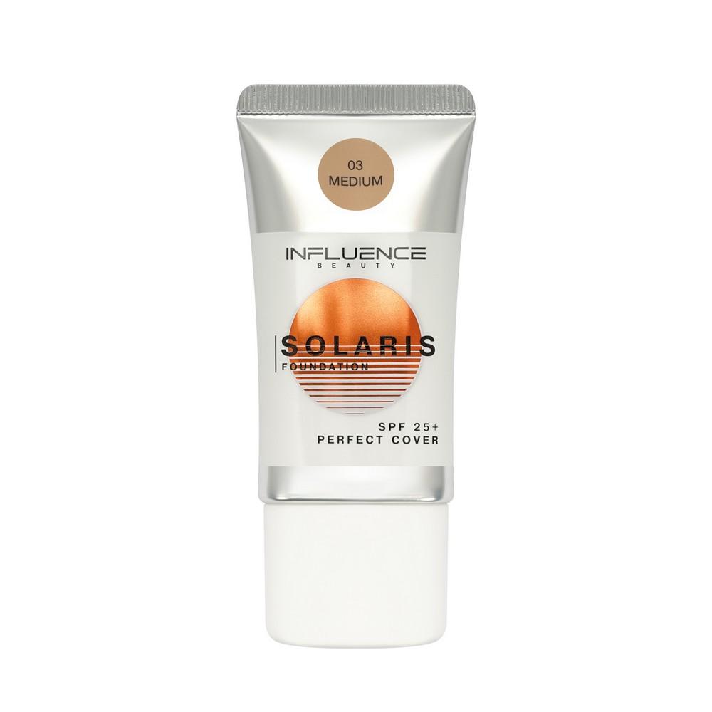 Тональный крем для лица Influence Beauty Solaris SPF 25 03 25мл