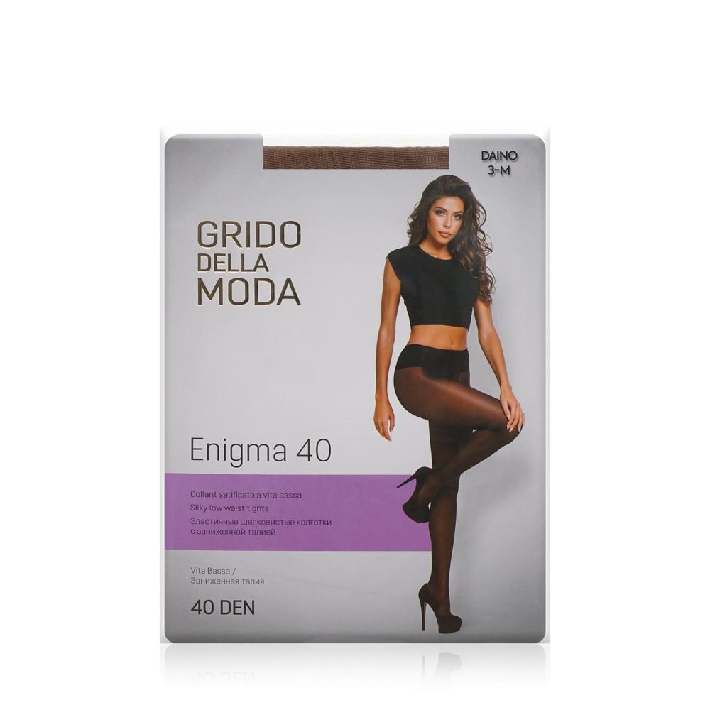 Grido della Moda | Женские колготки Grido della Moda Enigma с заниженной талией 40den Daino 3 размер