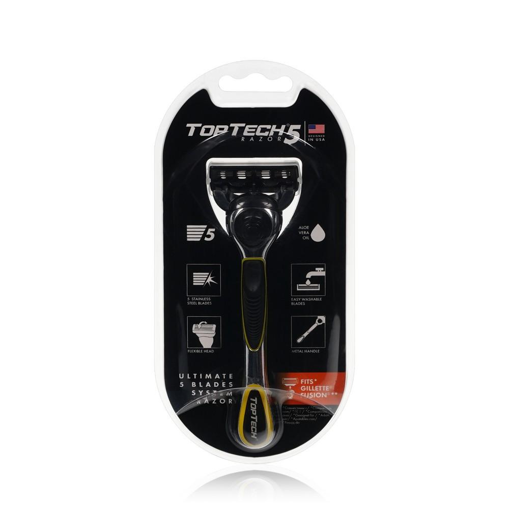 TopTech | Мужской станок для бритья TopTech Razor 5 + 1 кассета 5 лезвий