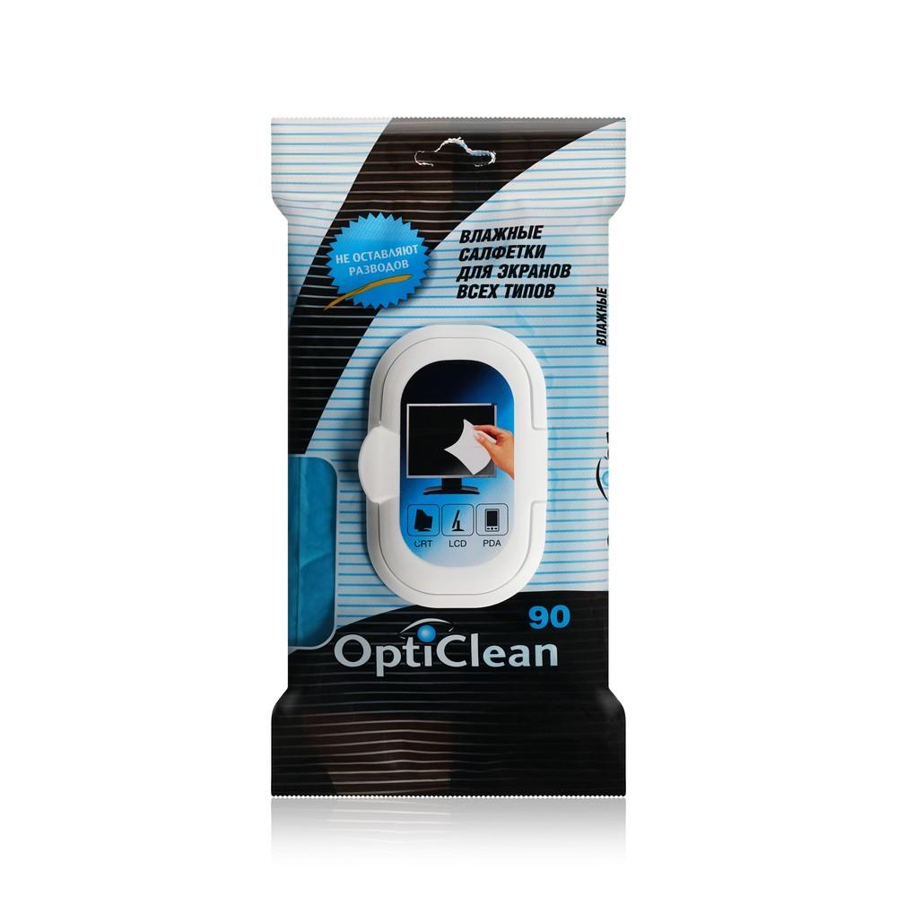 OptiClean | Влажные салфетки для экранов OptiClean 90шт