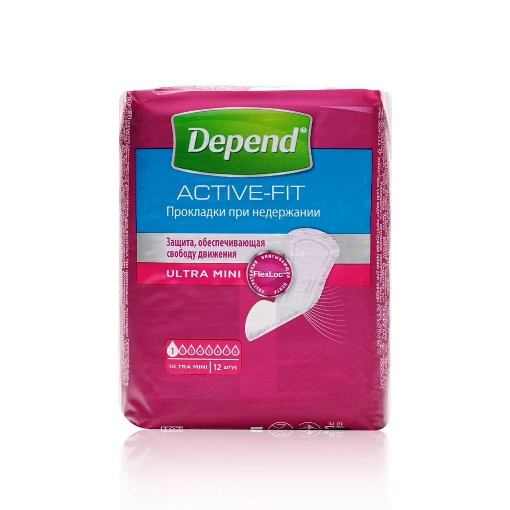 Depend | Урологические прокладки Depend Active-Fit , Ultra mini , 12шт