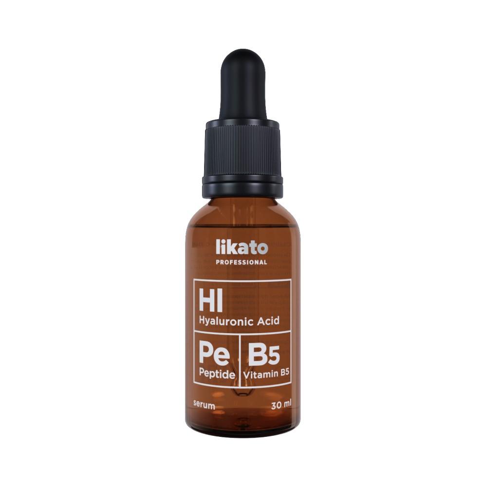 Likato Professional | Сыворотка для лица с лифтинг-эффектом Likato Professional " Hialuronic acid, Peptide, Vitamin B5 " 30мл