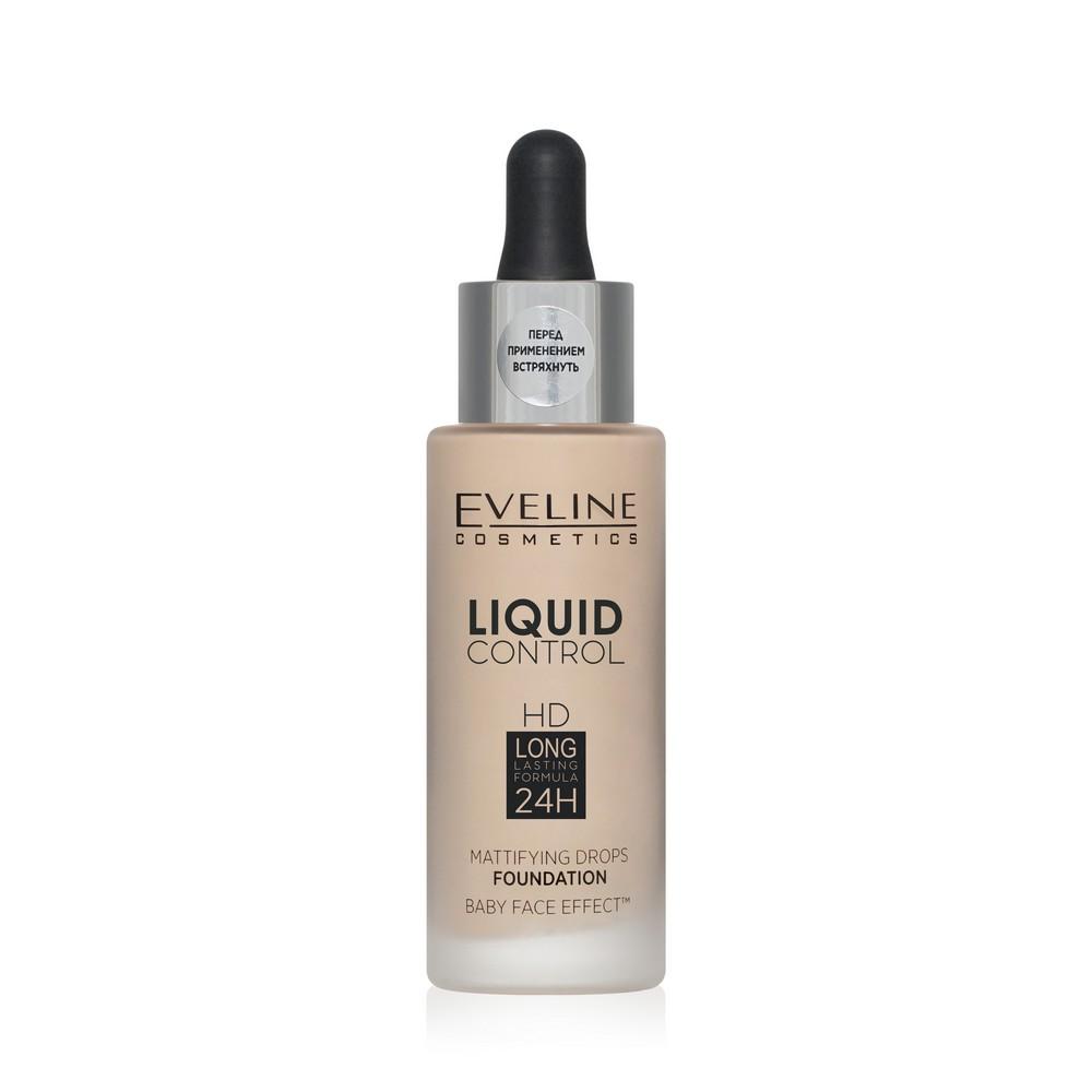 Eveline | Тональный крем для лица Eveline Liquid control 030 Sand Beige 32мл