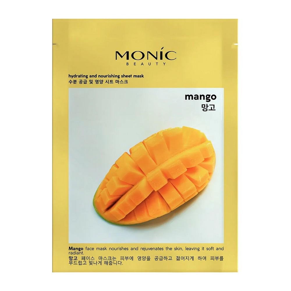 Monic Beauty | Тканевая маска для лица Monic Beauty Mango 24мл