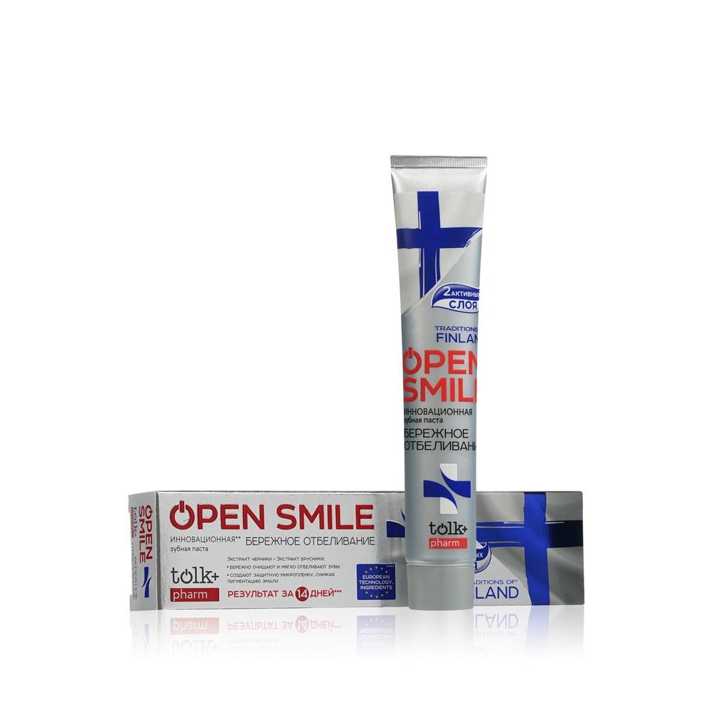 Open Smile | Зубная паста Open Smile " Традиции Финляндии " бережное отбеливание 100г