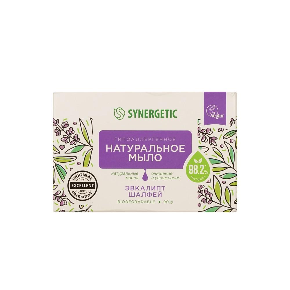 Натуральное мыло Synergetic " эвкалипт и шалфей " 90г