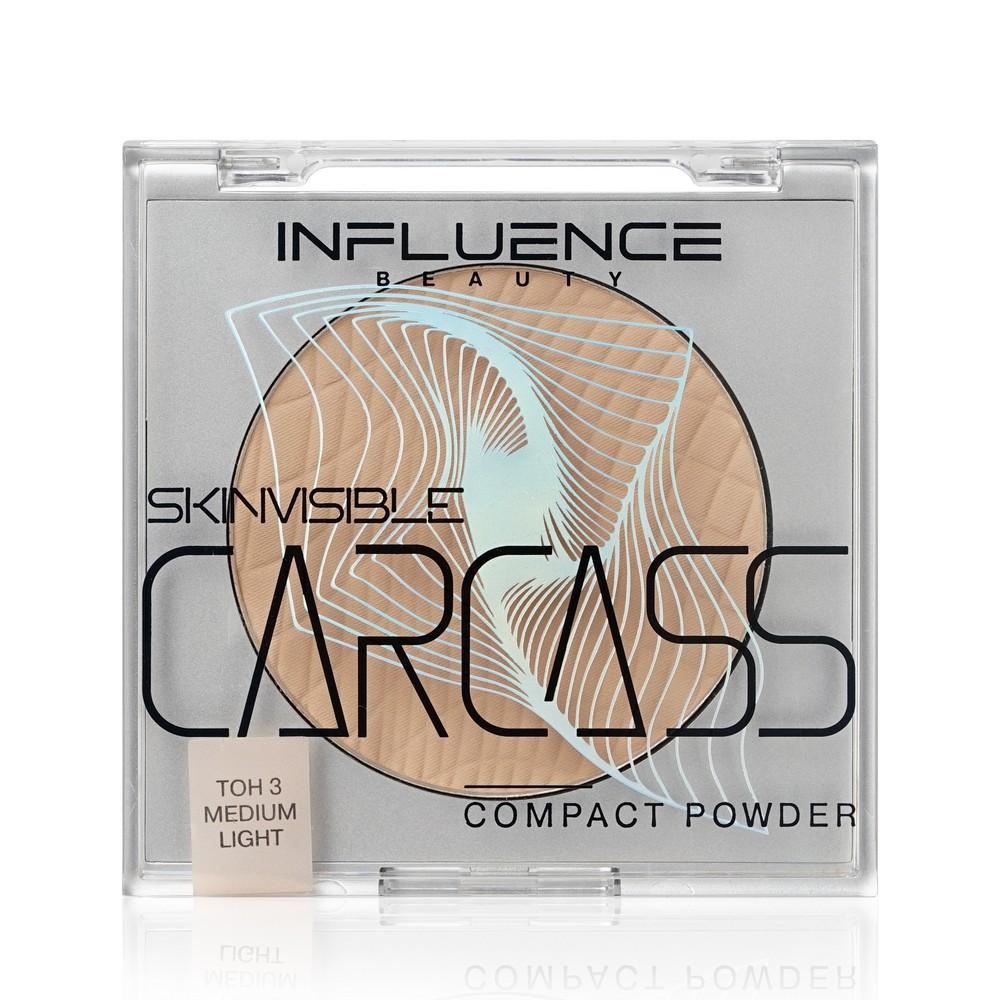 Компактная пудра для лица Influence Beauty Skinvisible Carcass 03 , 4,2г