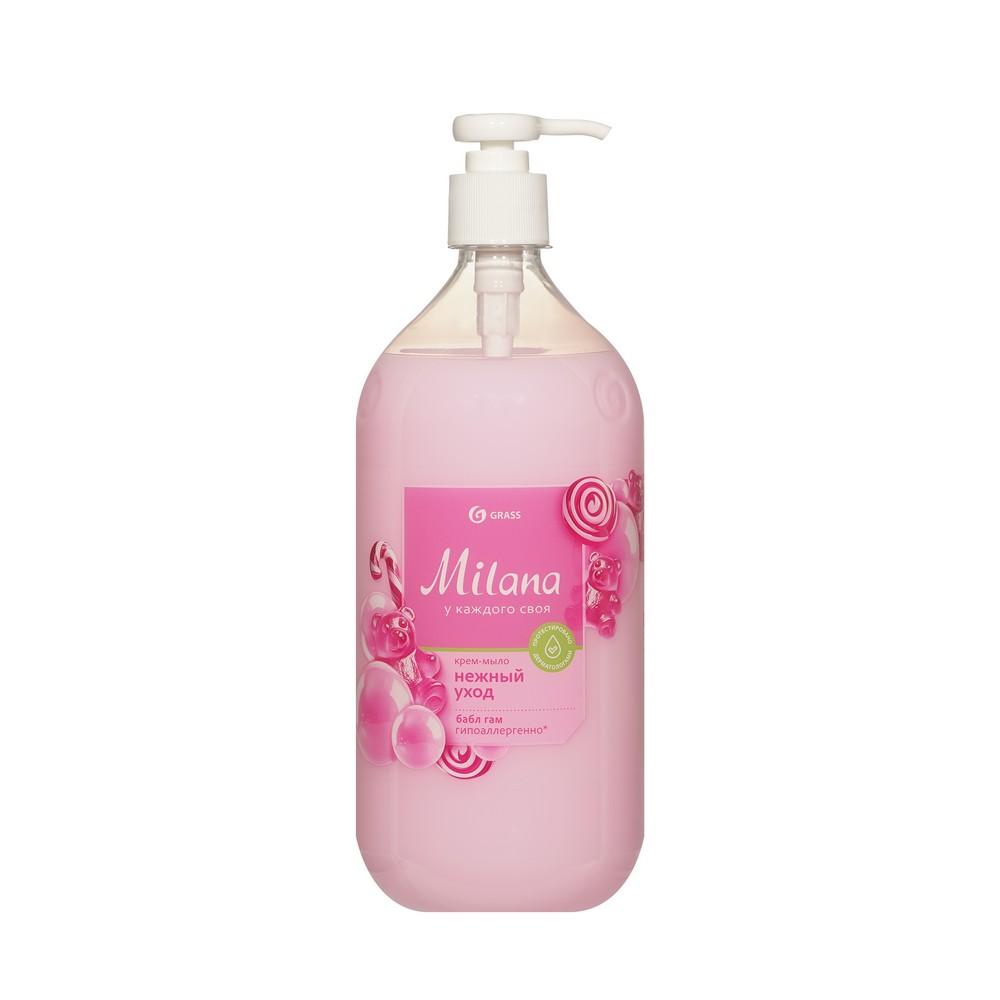 Milana | Увлажняющее жидкое крем - мыло Milana Fruit bubbles 1л
