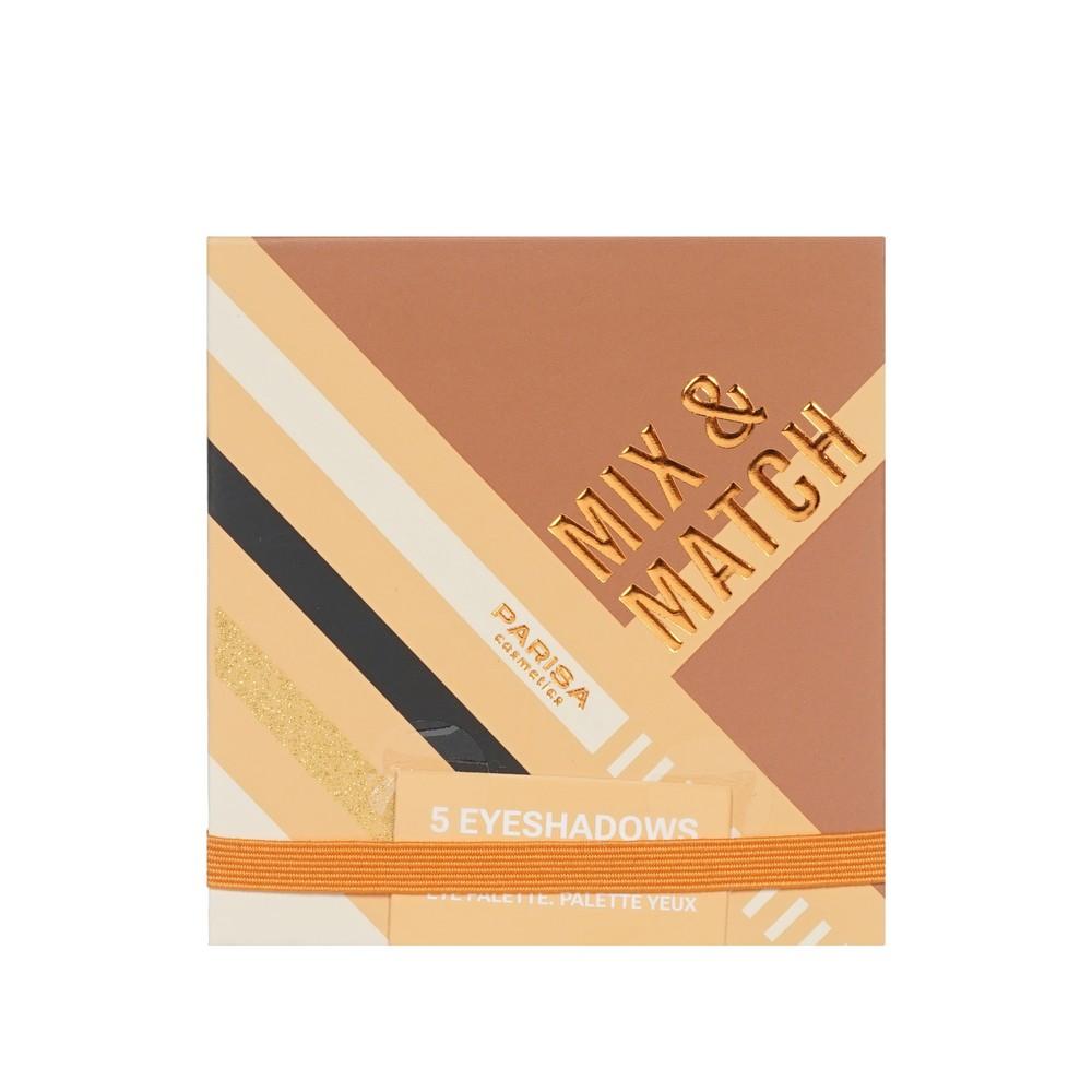 Палетка теней для век Parisa Cosmetics Mix & Match 5 оттенков 3 Orange 7,2г